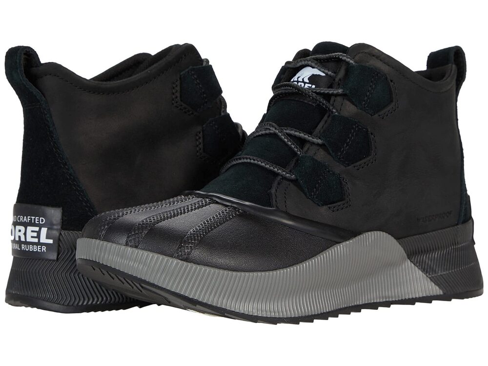 Sorel Women's Out N About III Classic Waterproof Boots - Black, Grill, 6.5